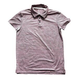Men's Striped Polo Shirt - All in Motion Berry Men's Medium
